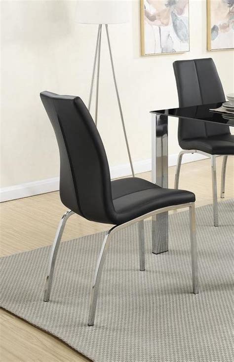 Great savings & free delivery / collection on many items. Black Leather Dining Chair - Steal-A-Sofa Furniture Outlet ...