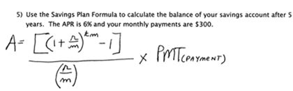 In financial analysis, growth helps in preparing annual plans or forecasting revenues for a company. Solved: Use The Savings Plan Formula To Calculate The Bala ...