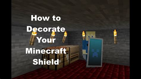 How To Decorate Your Minecraft Shield Youtube