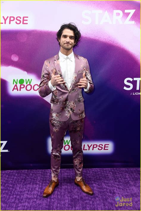 tyler posey shares kiss with sophia taylor ali at now apocalypse premiere photo 1219475