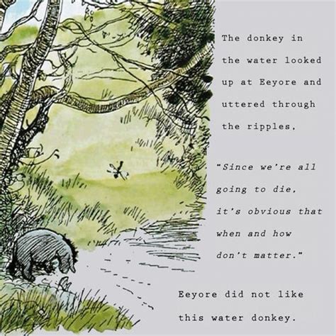 He first appeared in disney's 1966 theatrical short winnie the pooh and the honey tree. Eeyore + Camus | Pooh quotes, Disney quotes, Words of comfort