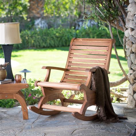 38.6'' h x 23'' w x 36.2'' d Outdoor Rocking Chair : time to relax - goodworksfurniture