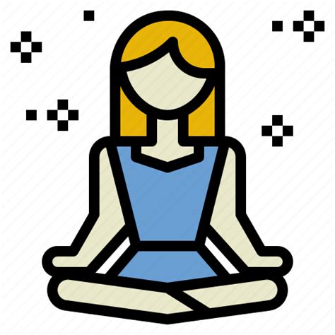 Calm Emotion Meditation Mind Reduce Relax Stress Icon Download
