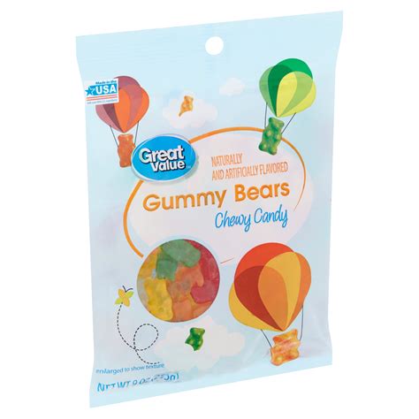 Great Value Gummy Bears Chewy Candy 9 Oz