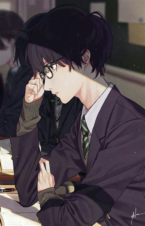 Anime Boy With Glasses 🤓 การวาดรูปคน ตัวการ์ตูนชาย ศิลปะคาแรคเตอร์