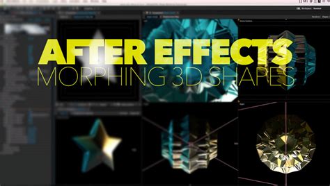 Morphing 3d Shapes In After Effects Lesterbanks