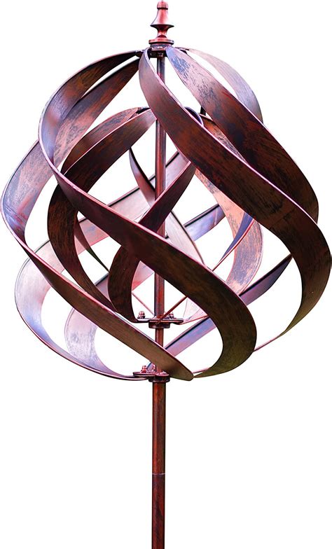 Jonart Design Sp580 Saturn Copper Wind Sculpture Bronze 490 X 490 X