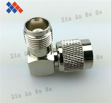 Tnc Male Plug To Tnc Female Jack 90 Right Angle Rf Connector Adapter 100 Copperconnectors