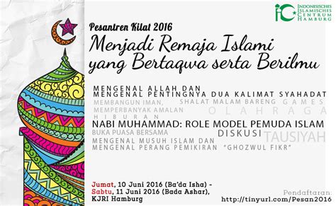 PESAN 2016 (Pesantren Kilat Ramadhan) | Muslim Indonesia Hamburg