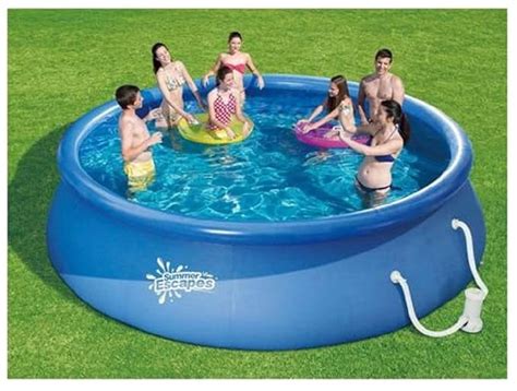 Summer Escapes 15 Ft Quick Set Ring Pool 15 X 36 Above Ground Swimming Pool Home