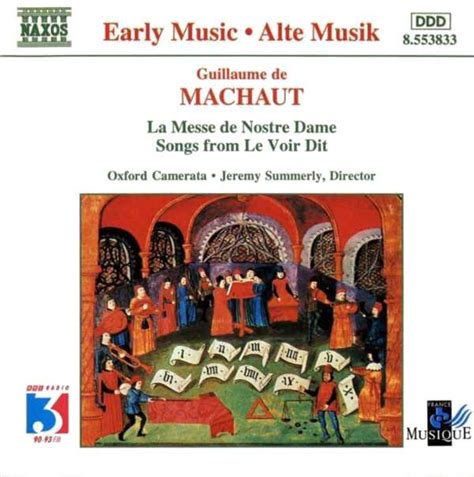 Messe De Nostre Dame Guillaume De Machaut - Guillaume de Machaut: Messe Nostre Dame (CD) – jpc