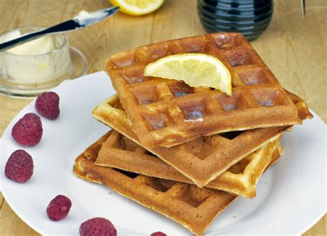 Lemon Waffles Recipe