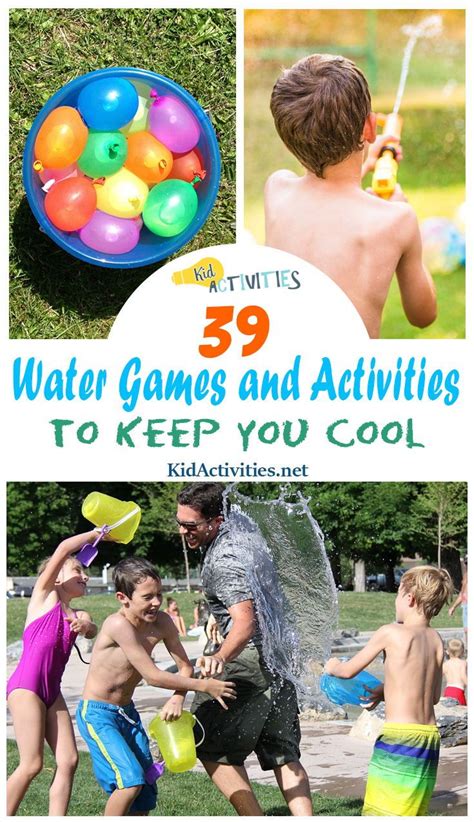 25 Fun Games To Play With Water This Summer Kid Activities Relay