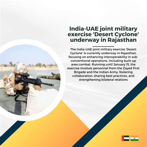 India Uae Joint Military Exercise ‘desert Cyclone Underway In