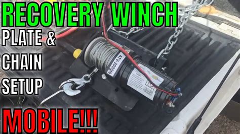 Vehicle Winch Winch From Anywhere Custom Trailer Winch Setup Youtube