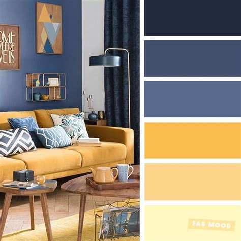 Blue And Yellow Color Scheme For Living Room Baci Living Room