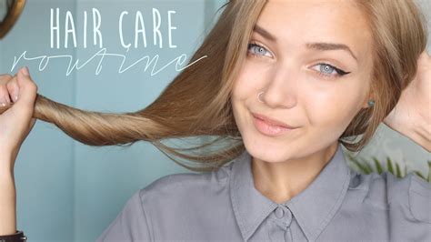 I wash my hair every other day with shampoo and conditioner. My Hair Care Routine || Roxxsaurus - YouTube