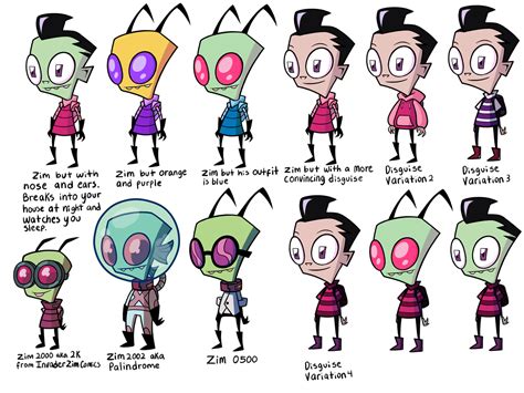 I Just Post Whatever — Bunch Of Zims 2k Palindrome And 0500 Are From Invader Zim Invader