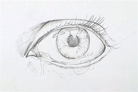 How To Draw An Anime Eye Crying