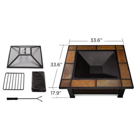 Real Flame Morrison Steel Wood Burning Fire Pit Table And Reviews Wayfair