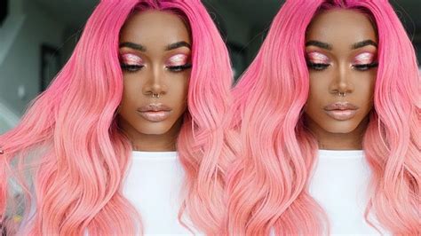 The Perfect Pink Hair For Brown Skinwocpoc Natural Hair Update