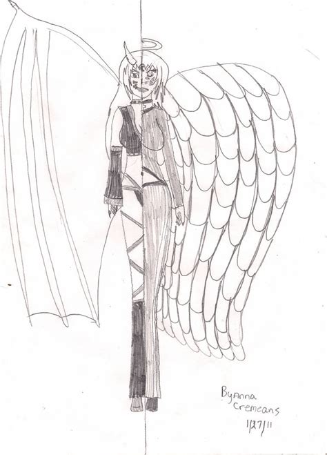 Angel Vs Demon By Celestcsilvari On Deviantart