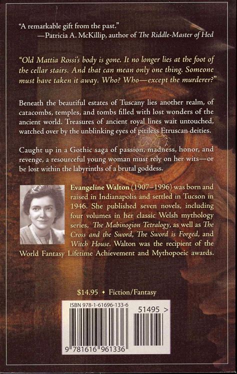 Wormwoodiana Evangeline Walton S She Walks In Darkness Now In Print