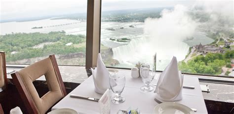 Skylon Tower Revolving Dining Room Restaurant Overlooking Niagara Falls