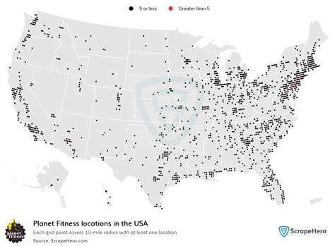 List of all Planet Fitness locations in the USA - ScrapeHero Data Store