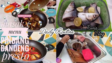 DAILY VLOG MORNING ROUTINE IBU RUMAH TANGGA MASAK 1 MENU