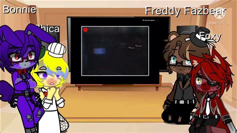 Fnaf React To Salvaged Rage My Au First Fnaf Video Reactions