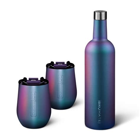 winesulator™ 2 uncork d xl set dark aura wine tumblers tumbler designs stemless wine glass