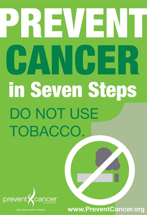 seven steps to prevent cancer prevent cancer foundation