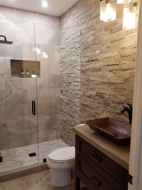 Stone Shower Walls Stacked Stone Shower Walls Twana S Custom Shower