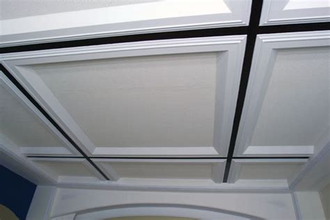 Below we set out an extensive photo gallery showcasing a huge variety of different tray ceilings in all. low profile simple coffered ceiling - Google Search ...