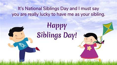 Happy Siblings Day Wishes And Messages Images And Pictures