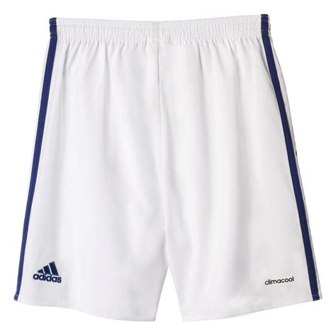 adidas Real Madrid Home Mens Short 2016/2017 in White ...