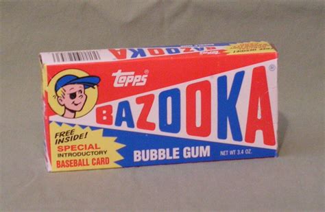Designmuseum Bubble Gum Bubble Gum Cards Bazooka Bubble Gum