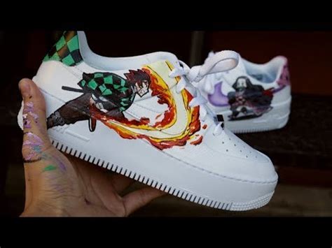 You may need to sign in pinterest first. CUSTOM Demon Slayer SHOES || Air Force 1 || Nezuko ...