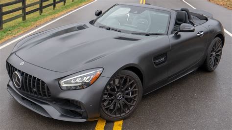 2021 Mercedes AMG GT Roadster Stealth Edition First Drive Full 4K