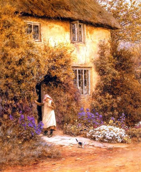 20 Beautiful Cottage Paintings By Victorian Artist Helen Allingham 5