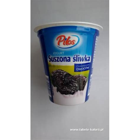 Jogurt Suszona śliwka - Pilos - kalorie, wartości odżywcze, ile kalorii ...