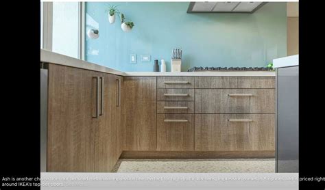 Ikea kitchen cabinets are built with a variety of materials. Note- back painted glass backsplash. Semihandmade cabinets in Ash | Ikea kitchen remodel, Modern ...