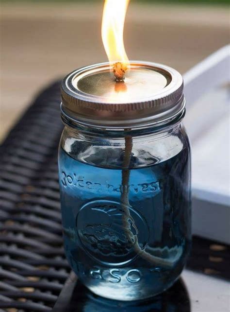 Pin By Deanne Fitch On Garden Projects Mason Jar Citronella Candles