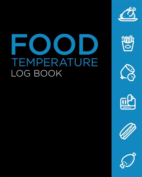 Buy Food Temperature Log Book Daily Temperature Log Sheets For