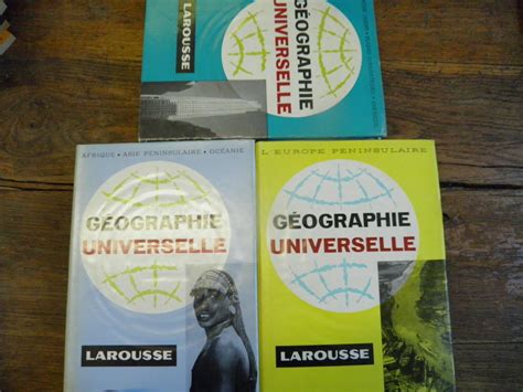 Géographie Universelle Larousse Tomes 1 2 3 By Géographie