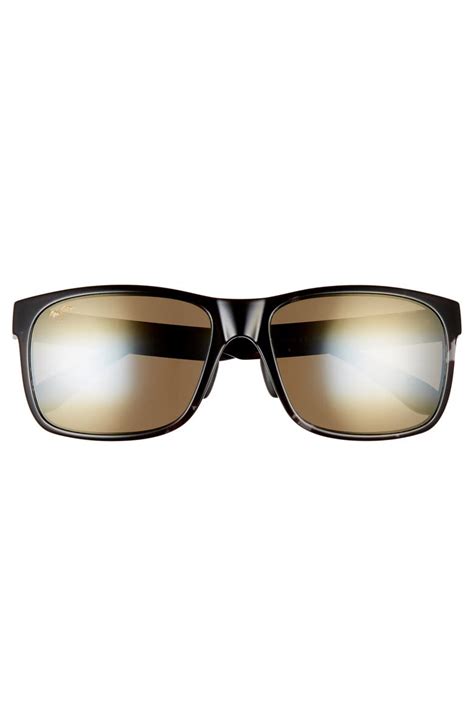 Maui Jim Red Sands 59mm Polarizedplus2® Rectangular Sunglasses Nordstrom
