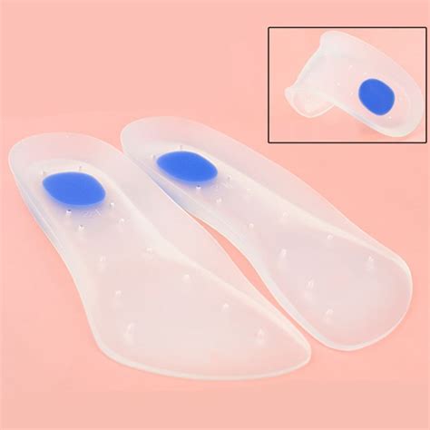 1 Pair Shoe Pad Heel Pads Cushion Silicone Soft Arch Support 3D Shock