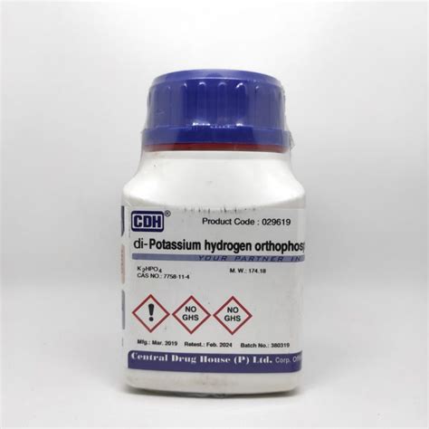 CDH Di Potassium Hydrogen Ortho Phosphate Anhydrous 500 Gram Syaf