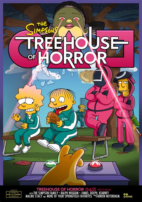 Treehouse Of Horror Squid Game Edition Behance